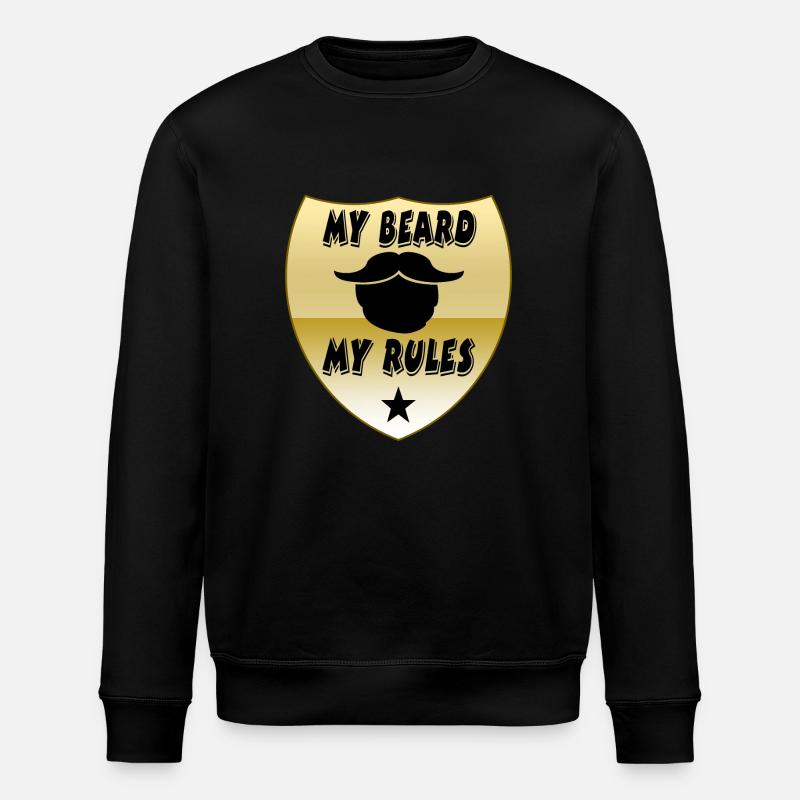 Beard - Stanley/Stella ROLLER Unisex Organic Sweatshirt - black