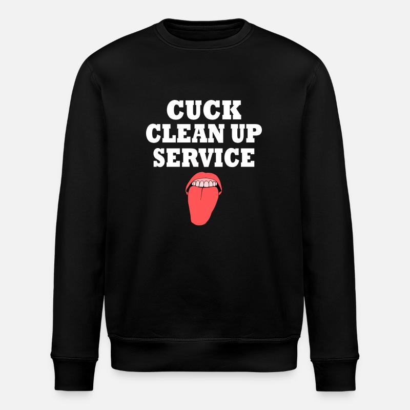 Cuckold cuck clean up service - Sweat bio ROLLER Stanley/Stella Unisexe - noir