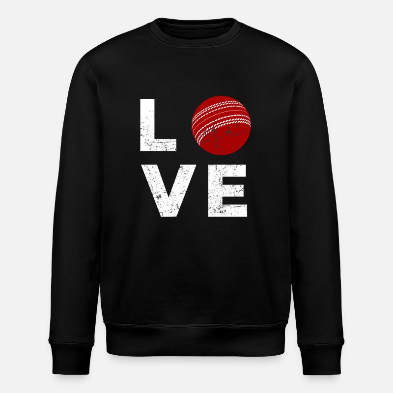 Cricket-Liebe - Stanley/Stella Unisex Bio-Sweatshirt ROLLER - Schwarz
