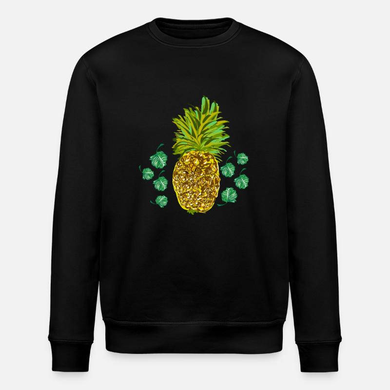 Ananas - Sweat bio ROLLER Stanley/Stella Unisexe - noir