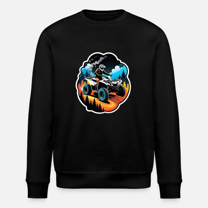 Quad & Offroad - Stanley/Stella Unisex Bio-Sweatshirt ROLLER - Schwarz