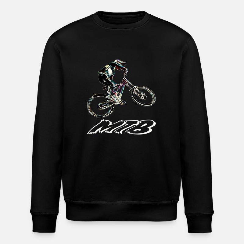 MTB MTB Downhill - Stanley/Stella Unisex Bio-Sweatshirt ROLLER - Schwarz