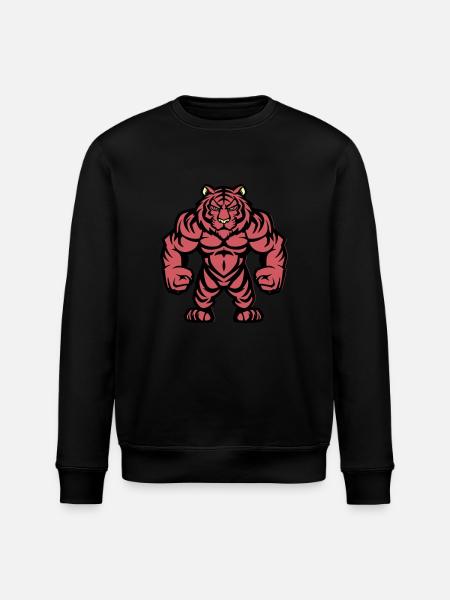 Tiger Stark Comic - Stanley/Stella ROLLER Unisex Organic Sweatshirt - black