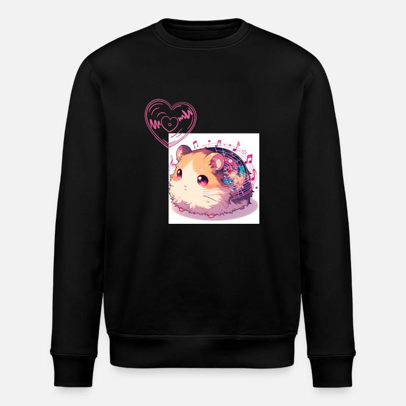 Hamster à Univeresum - Sweat bio ROLLER Stanley/Stella Unisexe - noir