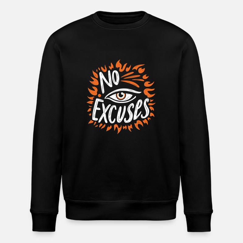 Pas d'excuses - Sweat bio ROLLER Stanley/Stella Unisexe - noir