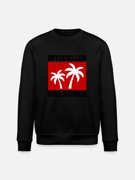 Urlauber Strand Tour - Stanley/Stella Unisex Bio-Sweatshirt ROLLER - Schwarz