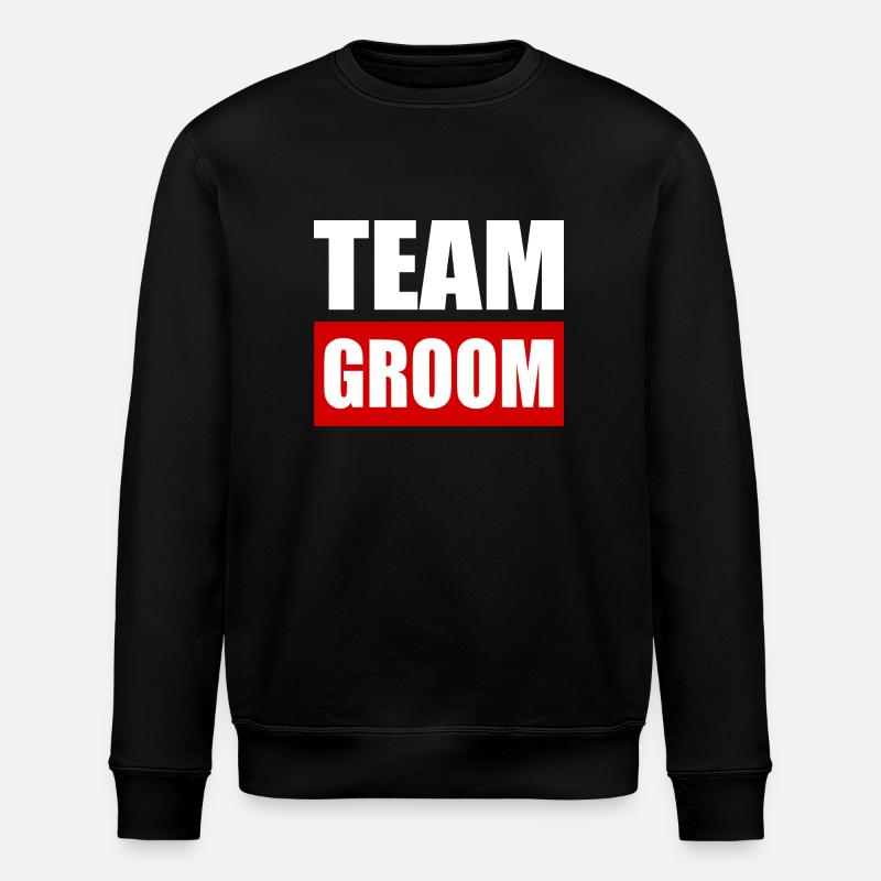Team groom - Stanley/Stella ROLLER Unisex Organic Sweatshirt - black