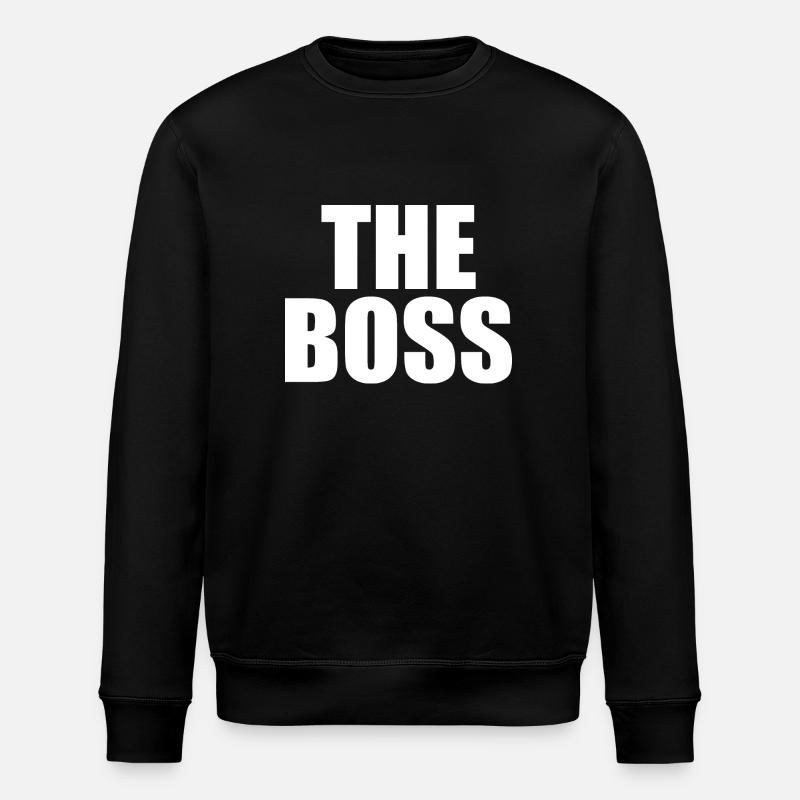 The boss - Stanley/Stella Unisex Bio-Sweatshirt ROLLER - Schwarz