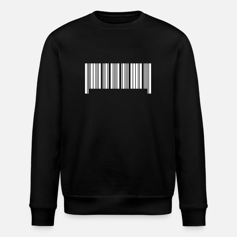 Barcode II - Stanley/Stella ROLLER Unisex Organic Sweatshirt - black