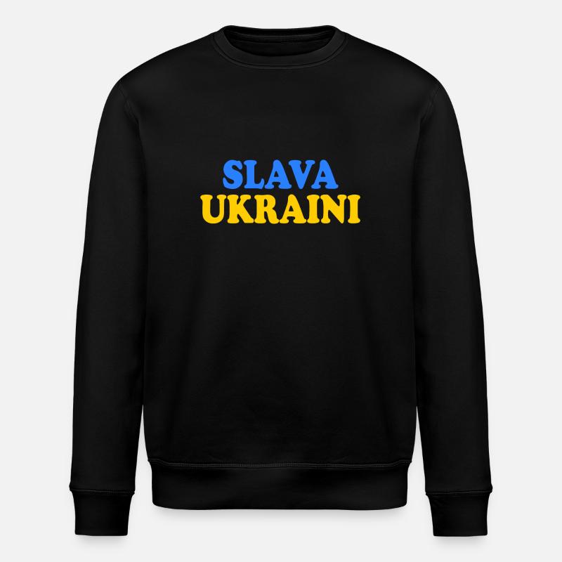 Ukraine - Stanley/Stella ROLLER Unisex Organic Sweatshirt - black