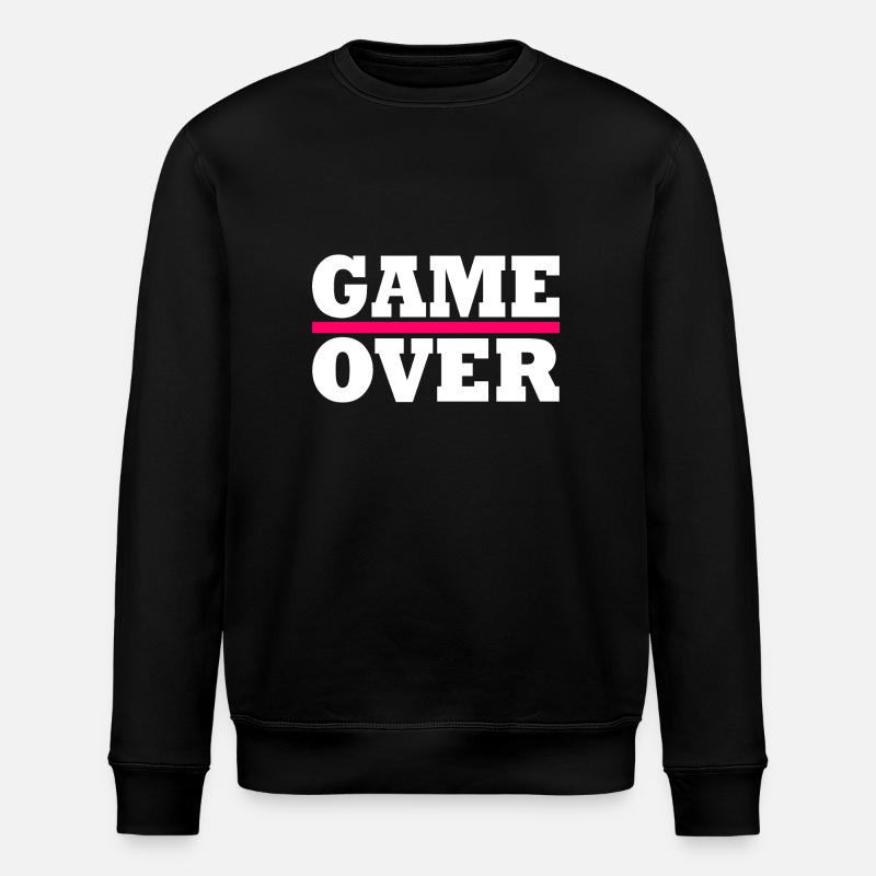 Game over - Stanley/Stella ROLLER Unisex Organic Sweatshirt - black