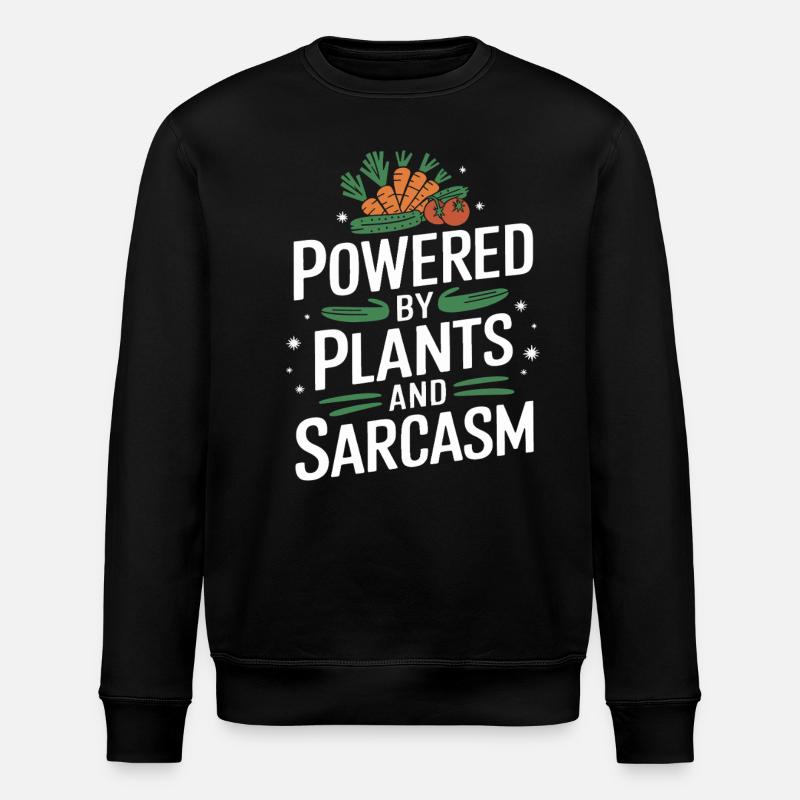 Végétarien Végétalien Végétarien Végétarien - Sweat bio ROLLER Stanley/Stella Unisexe - noir