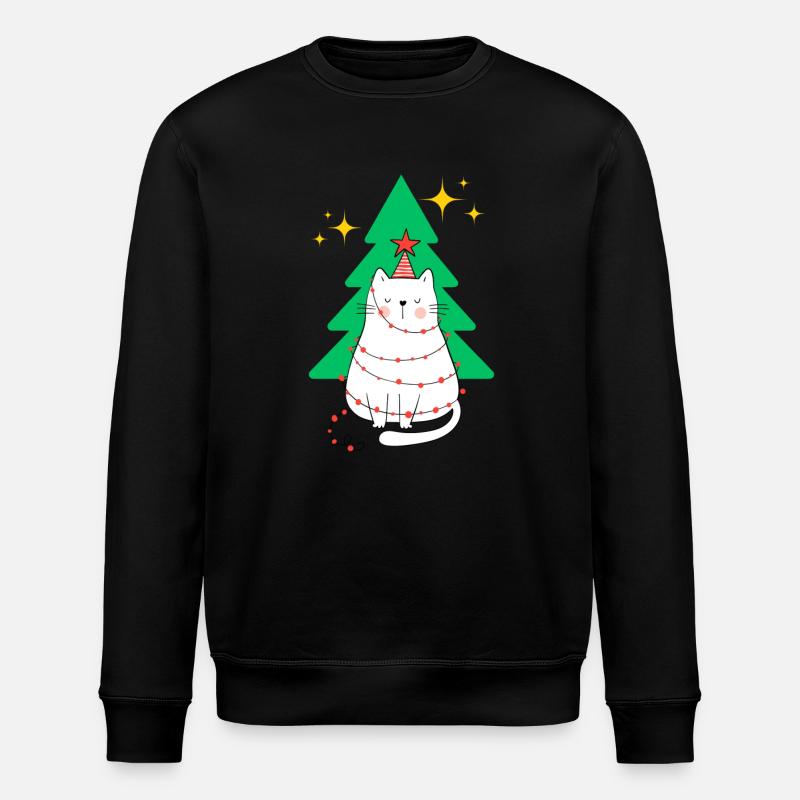 Arbre de Noël pour chat - Sweat bio ROLLER Stanley/Stella Unisexe - noir