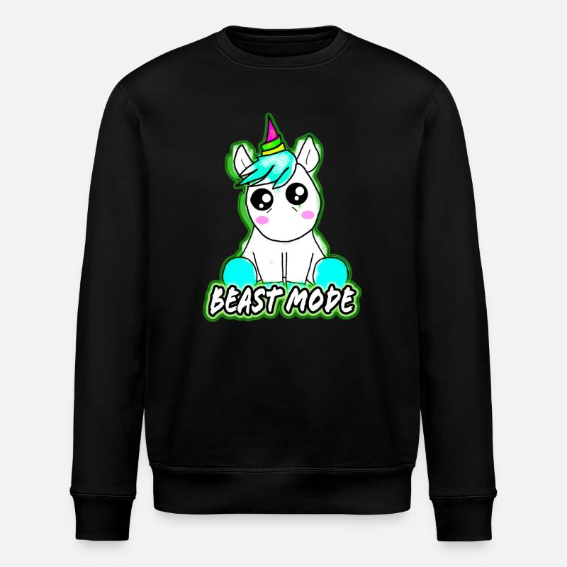 Beast mode - Stanley/Stella ROLLER Unisex Organic Sweatshirt - black