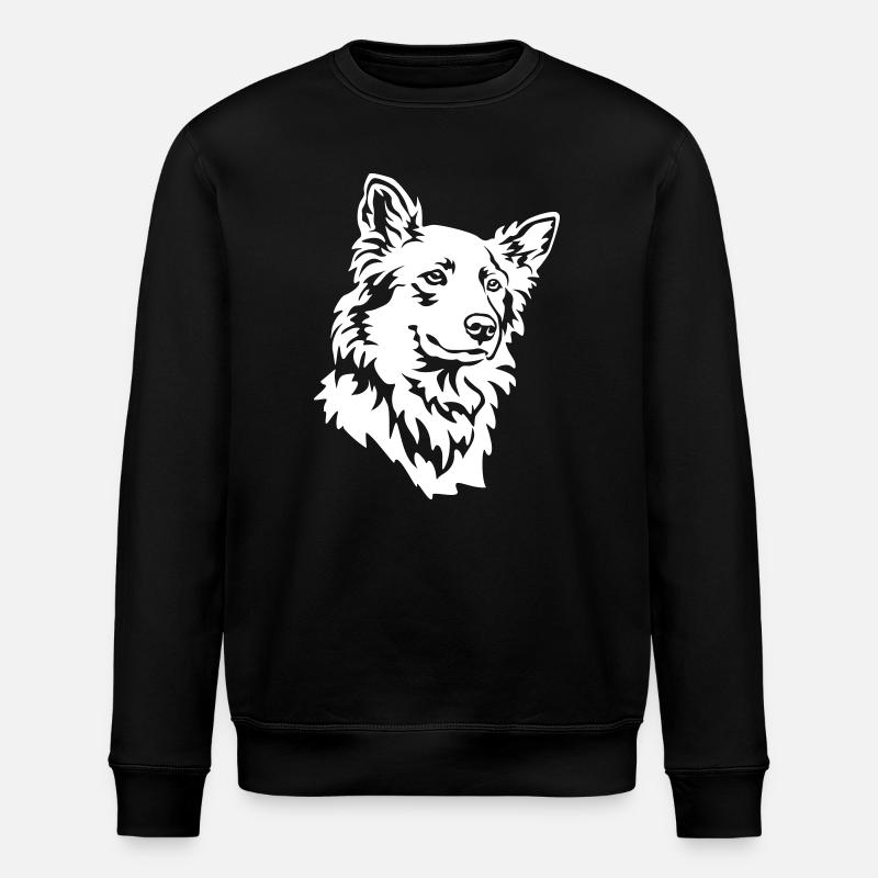 Harzer Fuchs Kopf "Black Edition" - Stanley/Stella Unisex Bio-Sweatshirt ROLLER - Schwarz