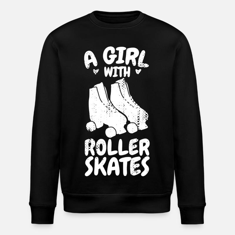 Patineur à roulettes - Sweat bio ROLLER Stanley/Stella Unisexe - noir