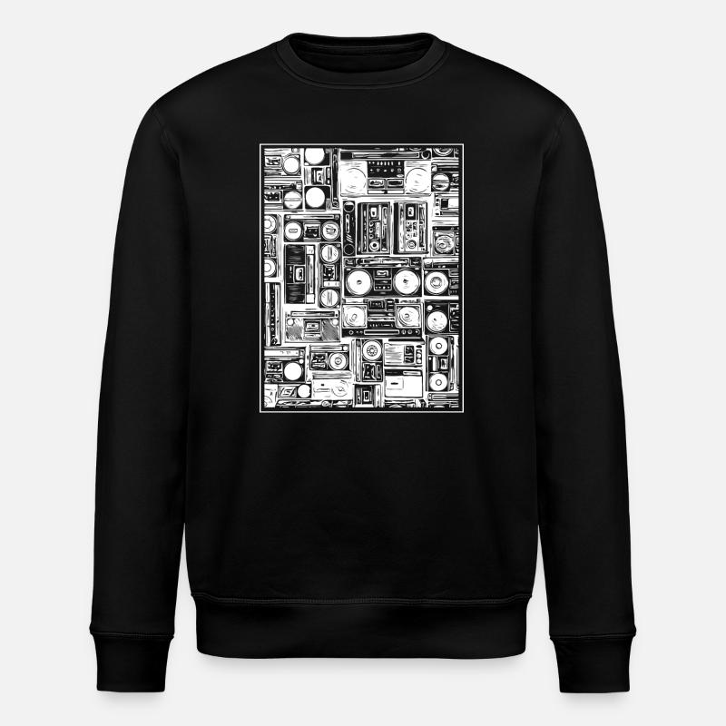 Musique - Sweat bio ROLLER Stanley/Stella Unisexe - noir