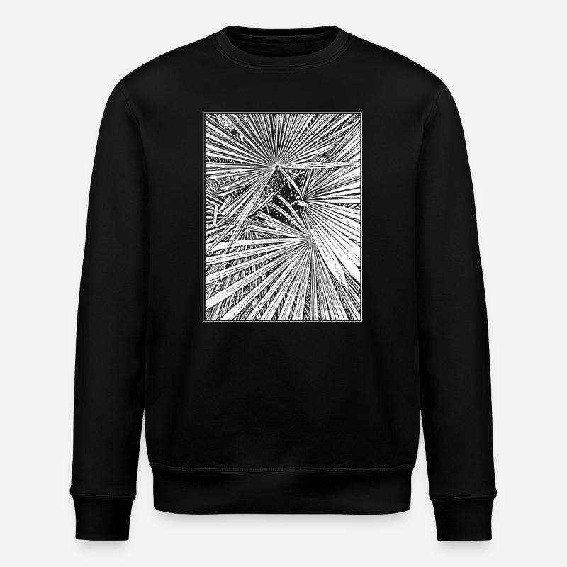 Les palmiers - Sweat bio ROLLER Stanley/Stella Unisexe - noir
