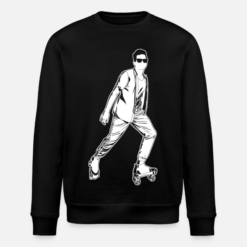 Patineurs à roulettes - Sweat bio ROLLER Stanley/Stella Unisexe - noir