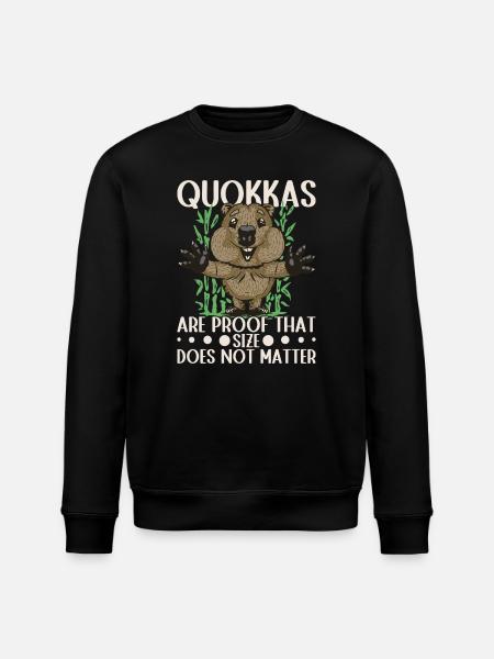 Quokkas are proof - Stanley/Stella ROLLER Unisex Organic Sweatshirt - black