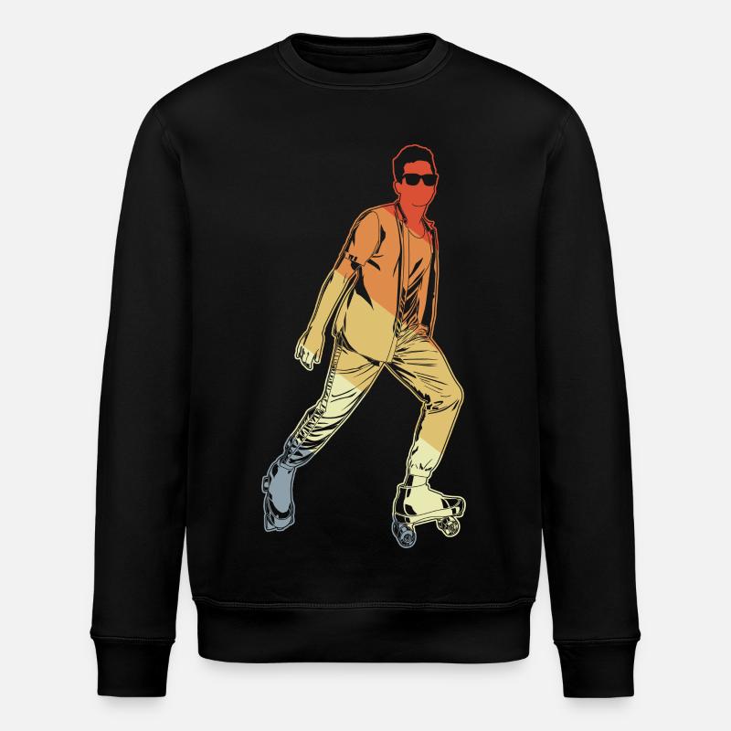 Rollkunstlauf - Stanley/Stella Unisex Bio-Sweatshirt ROLLER - Schwarz