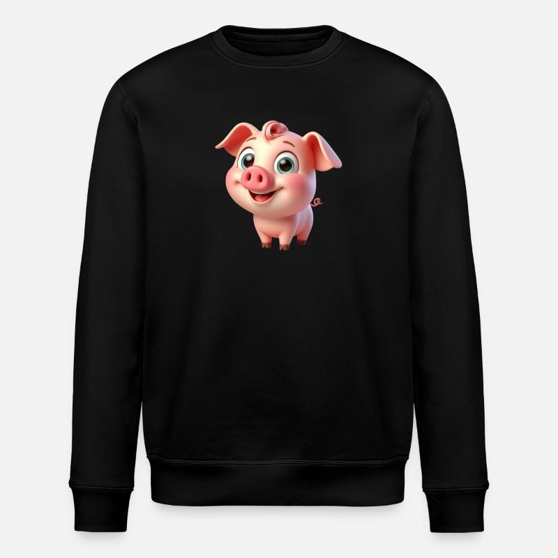 petit cochon - Sweat bio ROLLER Stanley/Stella Unisexe - noir