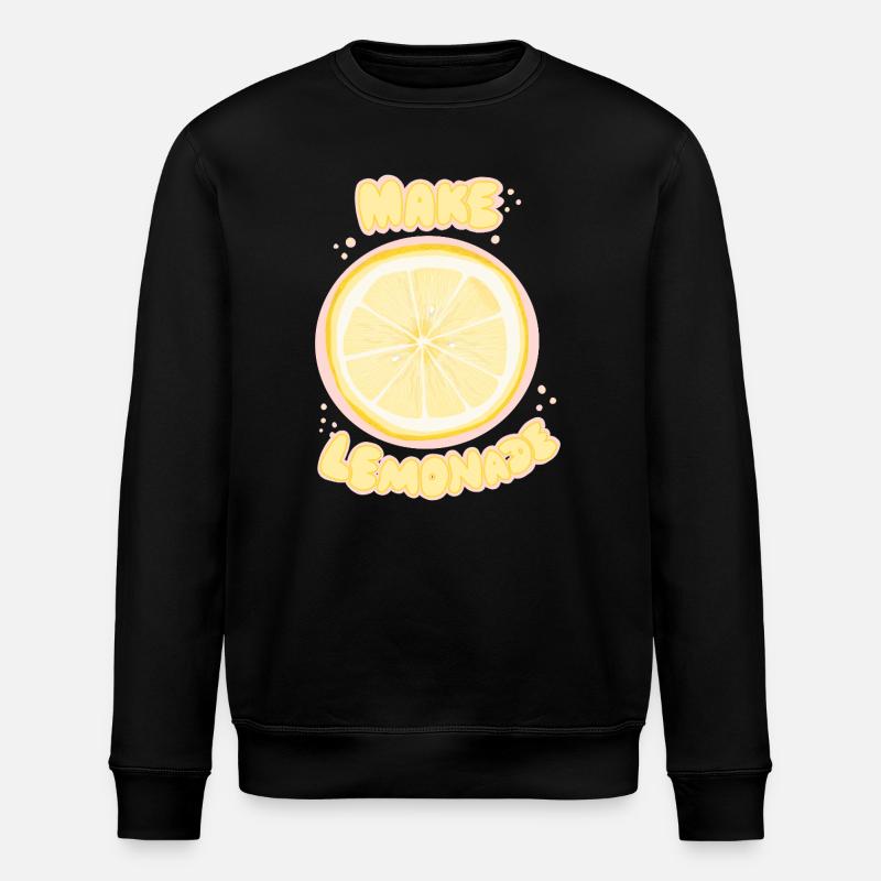 Soda au citron - Sweat bio ROLLER Stanley/Stella Unisexe - noir