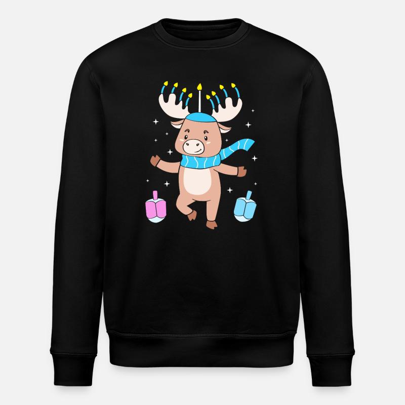 Hanukkah Chanukkah Hanukah - Stanley/Stella Unisex Bio-Sweatshirt ROLLER - Schwarz