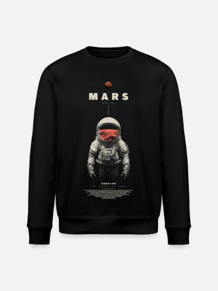 Mars Exploration - Sweat bio ROLLER Stanley/Stella Unisexe - noir