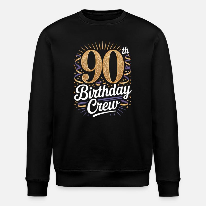 Équipe du 90e anniversaire - Sweat bio ROLLER Stanley/Stella Unisexe - noir