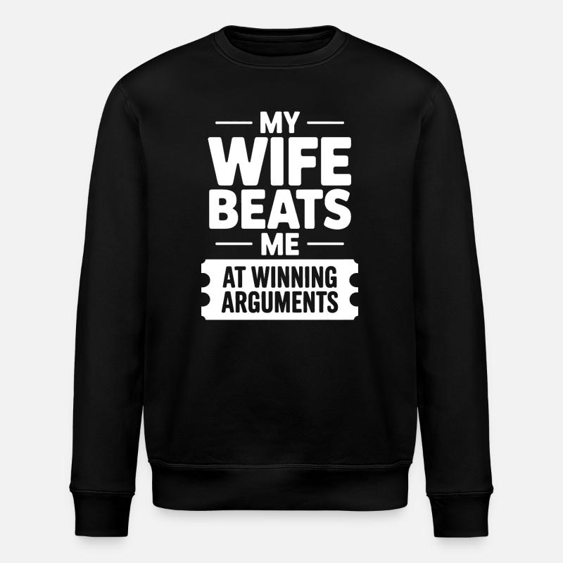 Witzige Rivalität: Gewinnende Argumente - Stanley/Stella Unisex Bio-Sweatshirt ROLLER - Schwarz