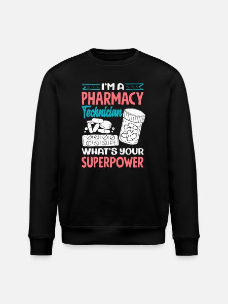 Pharmacist Pharmaceutical Technical - Stanley/Stella ROLLER Unisex Organic Sweatshirt - black