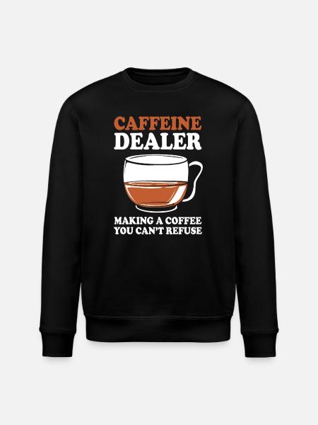 Espresso Koffein Barista Kaffee - Stanley/Stella Unisex Bio-Sweatshirt ROLLER - Schwarz