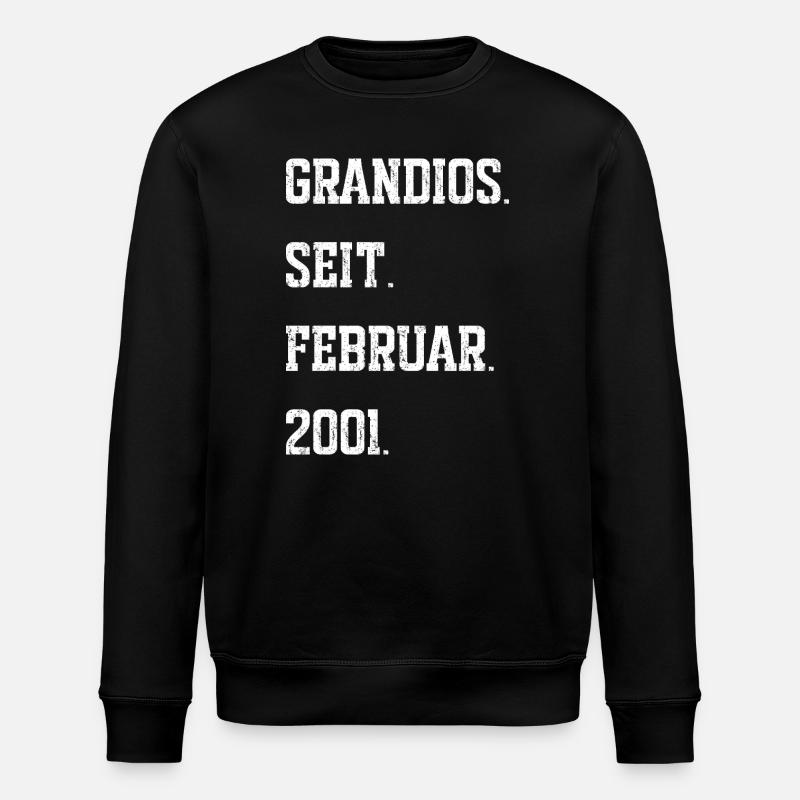 Anniversaire février 2001 - Sweat bio ROLLER Stanley/Stella Unisexe - noir