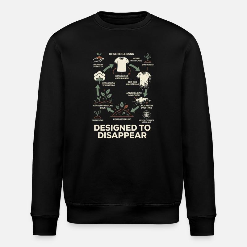 Aktiver Umweltschutz - Stanley/Stella Unisex Bio-Sweatshirt ROLLER - Schwarz