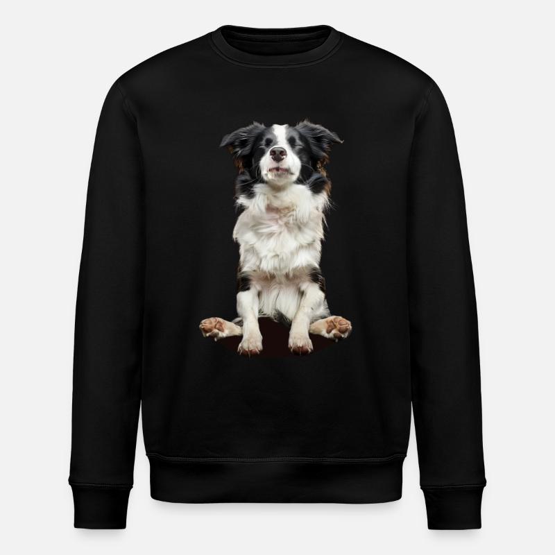 Border Collie - Sweat bio ROLLER Stanley/Stella Unisexe - noir