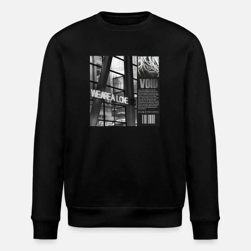 Dunkles Design - Stanley/Stella Unisex Bio-Sweatshirt ROLLER - Schwarz