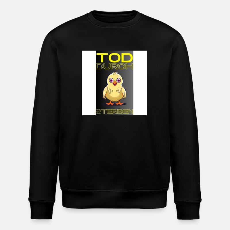 Poussin psychopathe - Sweat bio ROLLER Stanley/Stella Unisexe - noir