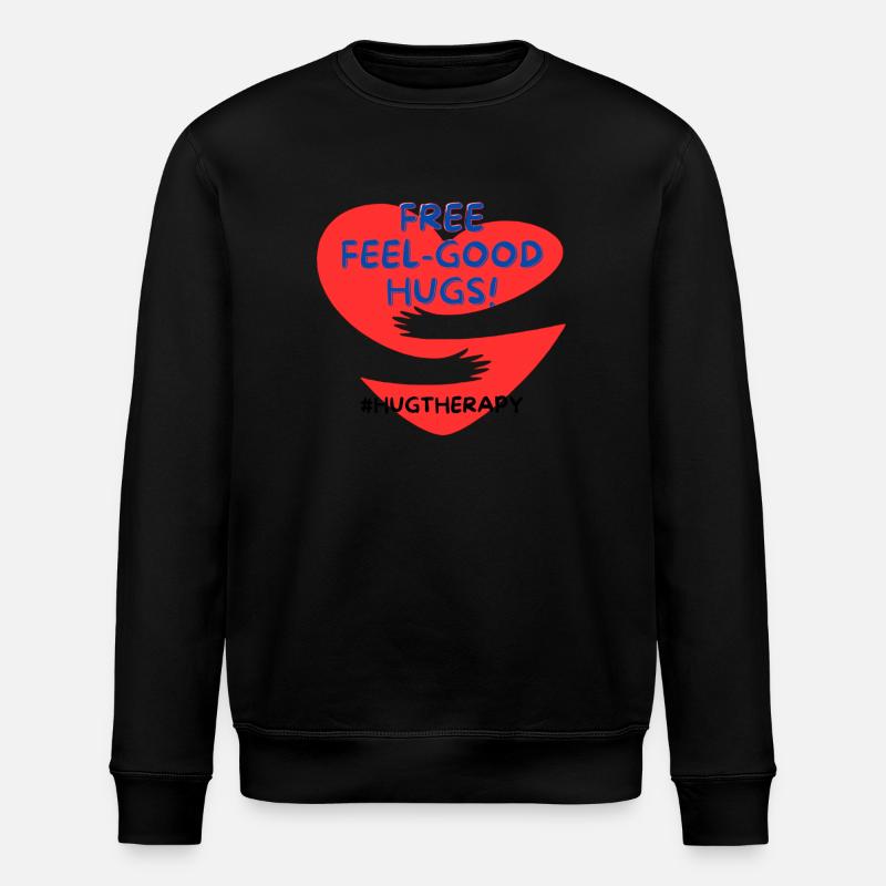 Hugtherapy - Stanley/Stella ROLLER Unisex Organic Sweatshirt - black