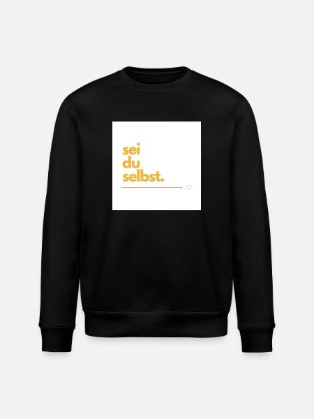 Sei du selbst - Stanley/Stella Unisex Bio-Sweatshirt ROLLER - Schwarz