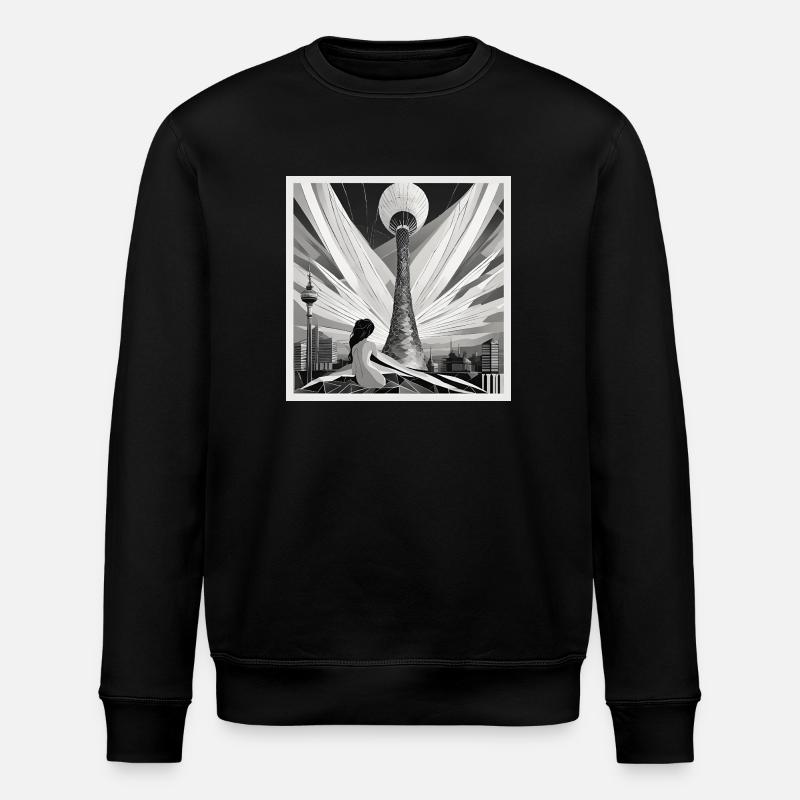 Meerjungfrau - Stanley/Stella Unisex Bio-Sweatshirt ROLLER - Schwarz