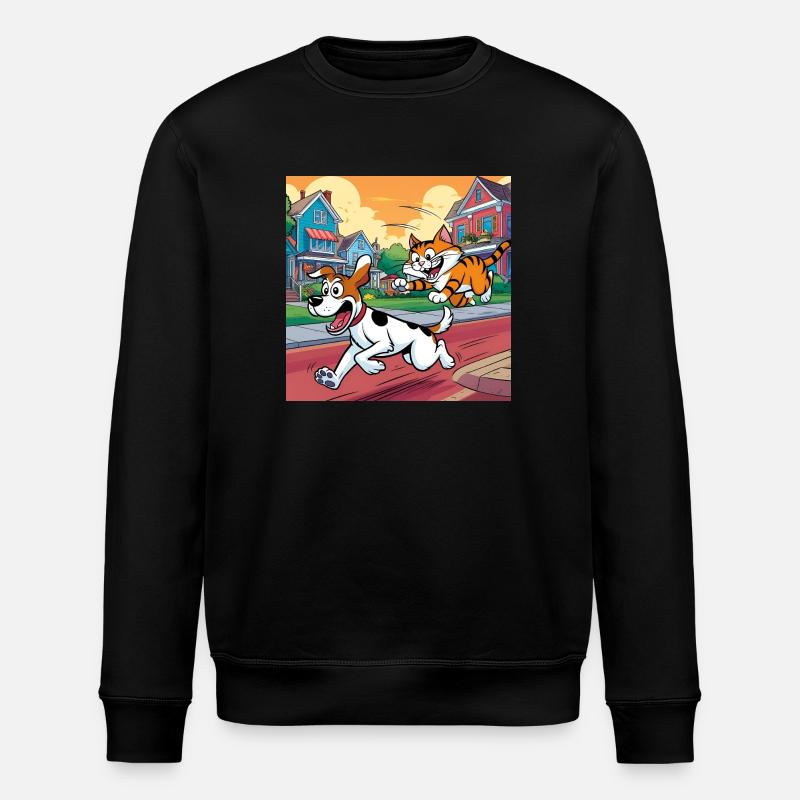 Puissance Cat - Sweat bio ROLLER Stanley/Stella Unisexe - noir