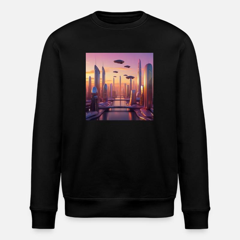 Kunst - Stanley/Stella Unisex Bio-Sweatshirt ROLLER - Schwarz