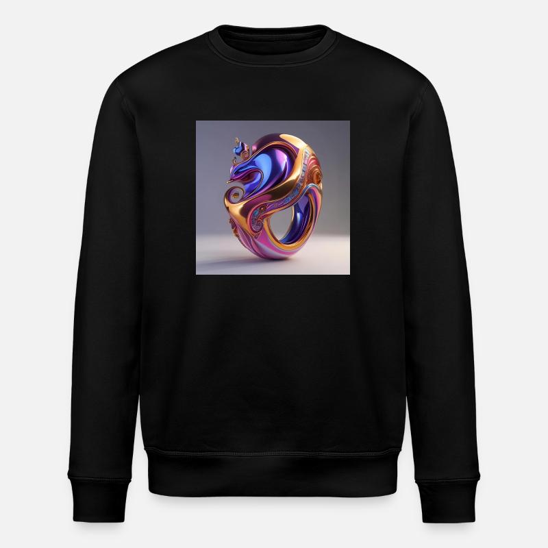 Kunst Ring - Stanley/Stella Unisex Bio-Sweatshirt ROLLER - Schwarz