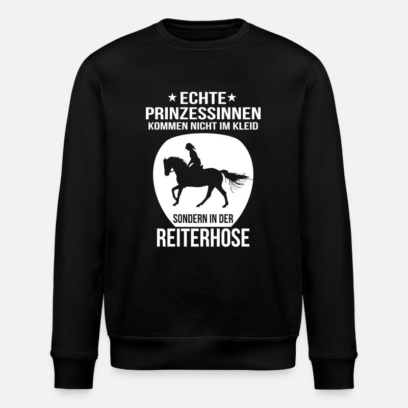 Prinzessin reiterhose - Stanley/Stella Unisex Bio-Sweatshirt ROLLER - Schwarz