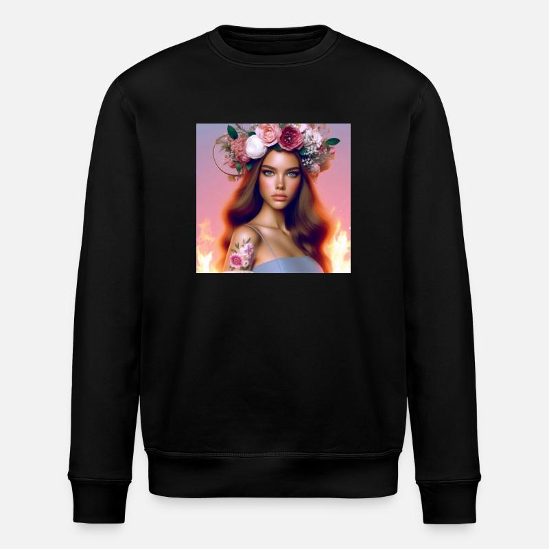Belle. - Sweat bio ROLLER Stanley/Stella Unisexe - noir