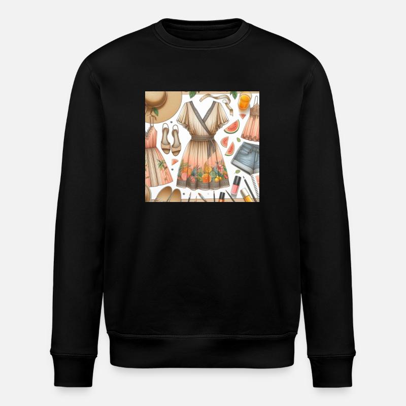 Look du jour. - Sweat bio ROLLER Stanley/Stella Unisexe - noir
