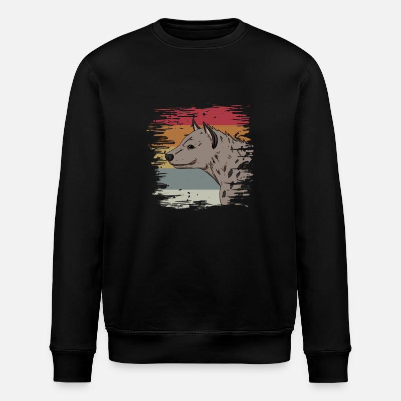 Hyäne - Stanley/Stella Unisex Bio-Sweatshirt ROLLER - Schwarz