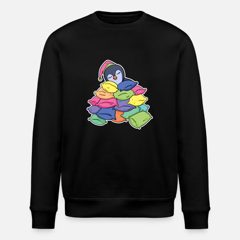Pingouin endormi - Sweat bio ROLLER Stanley/Stella Unisexe - noir