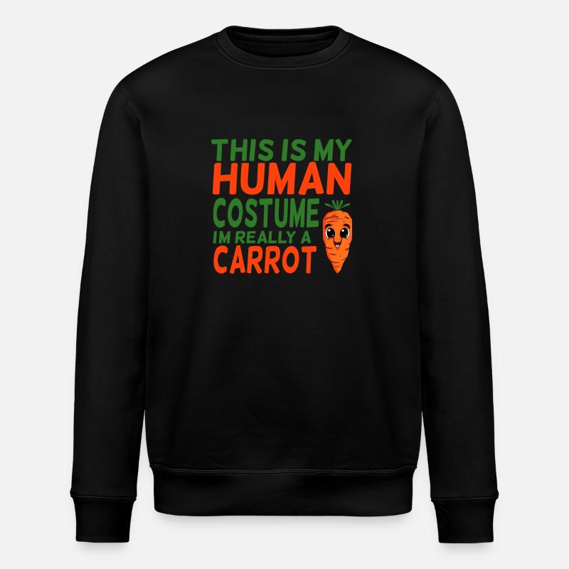 Carottes Carottes Carottes - Sweat bio ROLLER Stanley/Stella Unisexe - noir